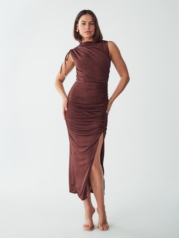 BWLDR Mekko 'ETERNITY DRESS' värissä ruskea: etupuoli