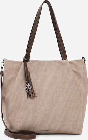 Emily & Noah Shopper 'Elke' i beige: forside