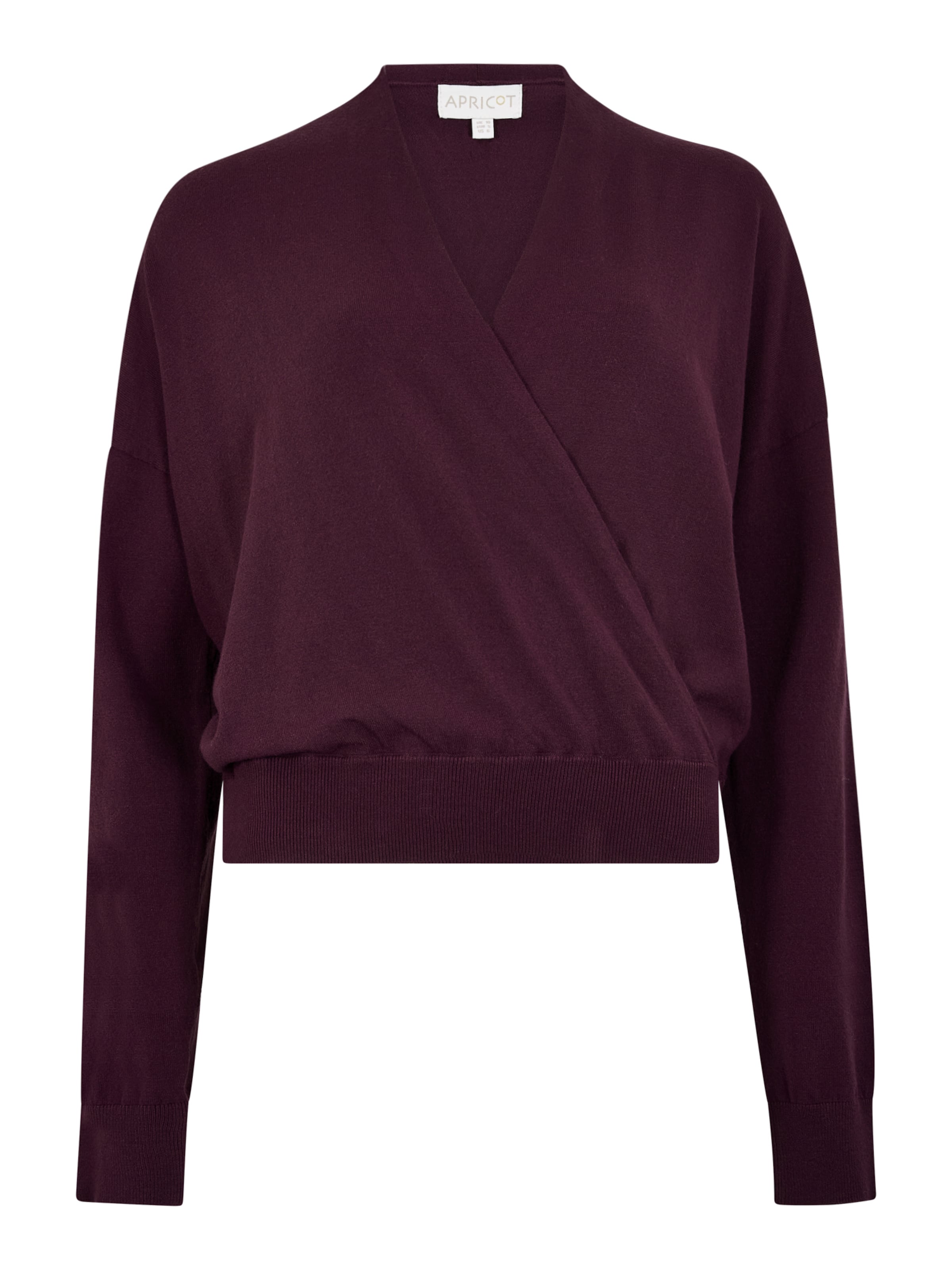 Pull-over ' ' Apricot en rouge : devant