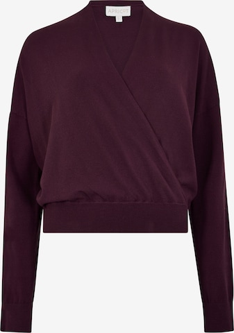 Pull-over ' ' Apricot en rouge : devant