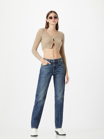 LEVI'S ® Regular Jeans 'Middy Straight W/Pintuck' in Blau