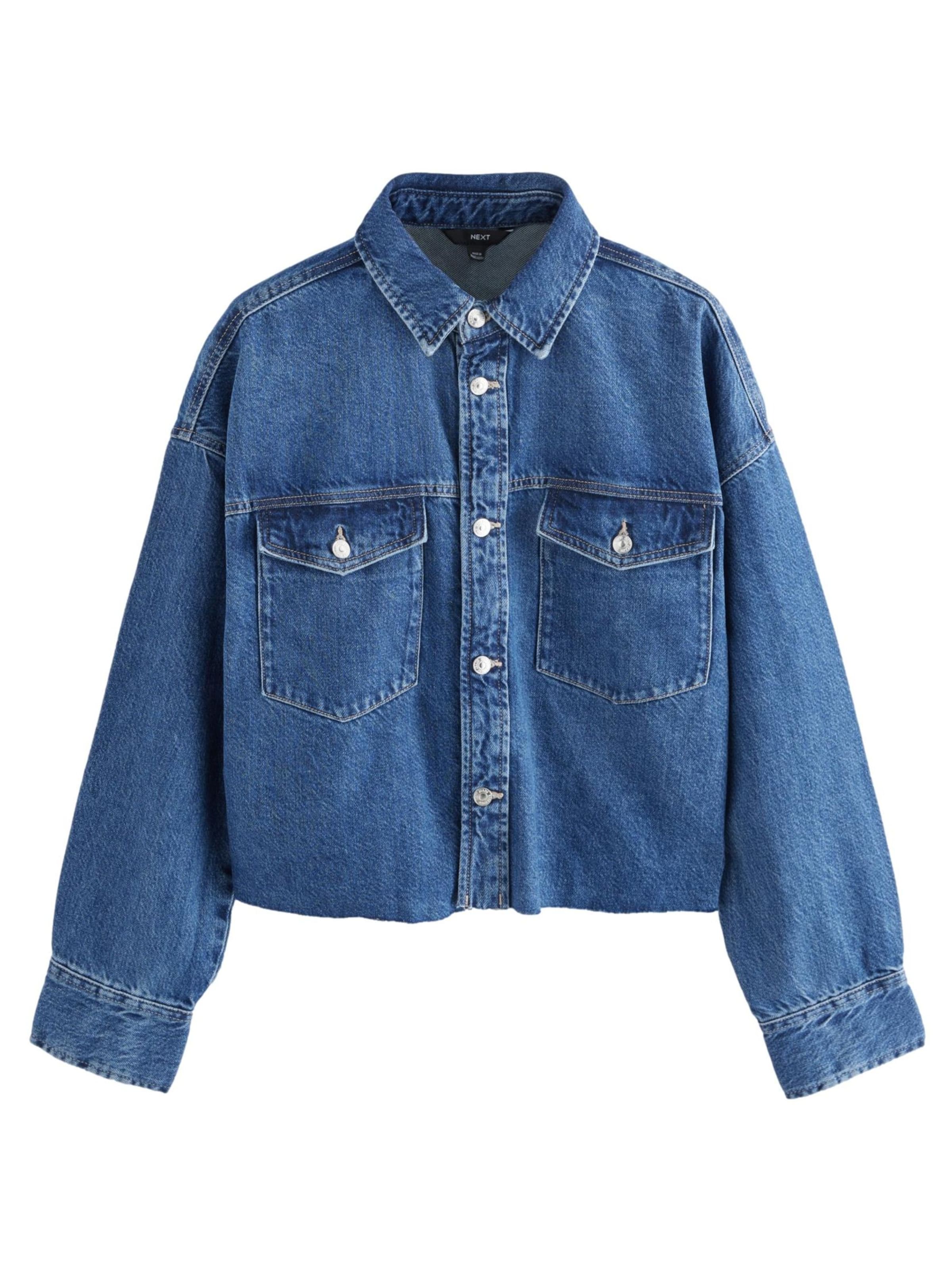 Next Übergangsjacke in Blau: Vorderseite