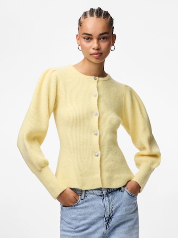 Giacchetta 'PCAnnie' di PIECES in beige: frontale