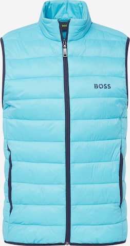 BOSS Green Bodywarmer 'Thor' in Blauw: voorkant