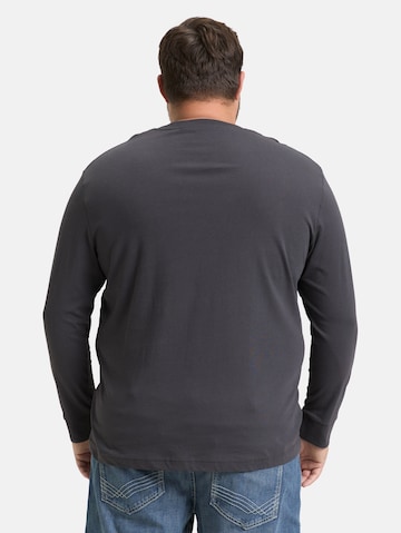TOM TAILOR Men + Shirt in Schwarz