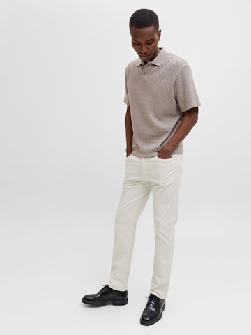 JACK & JONES regular Bukser 'JPSTClark Finn' i hvid