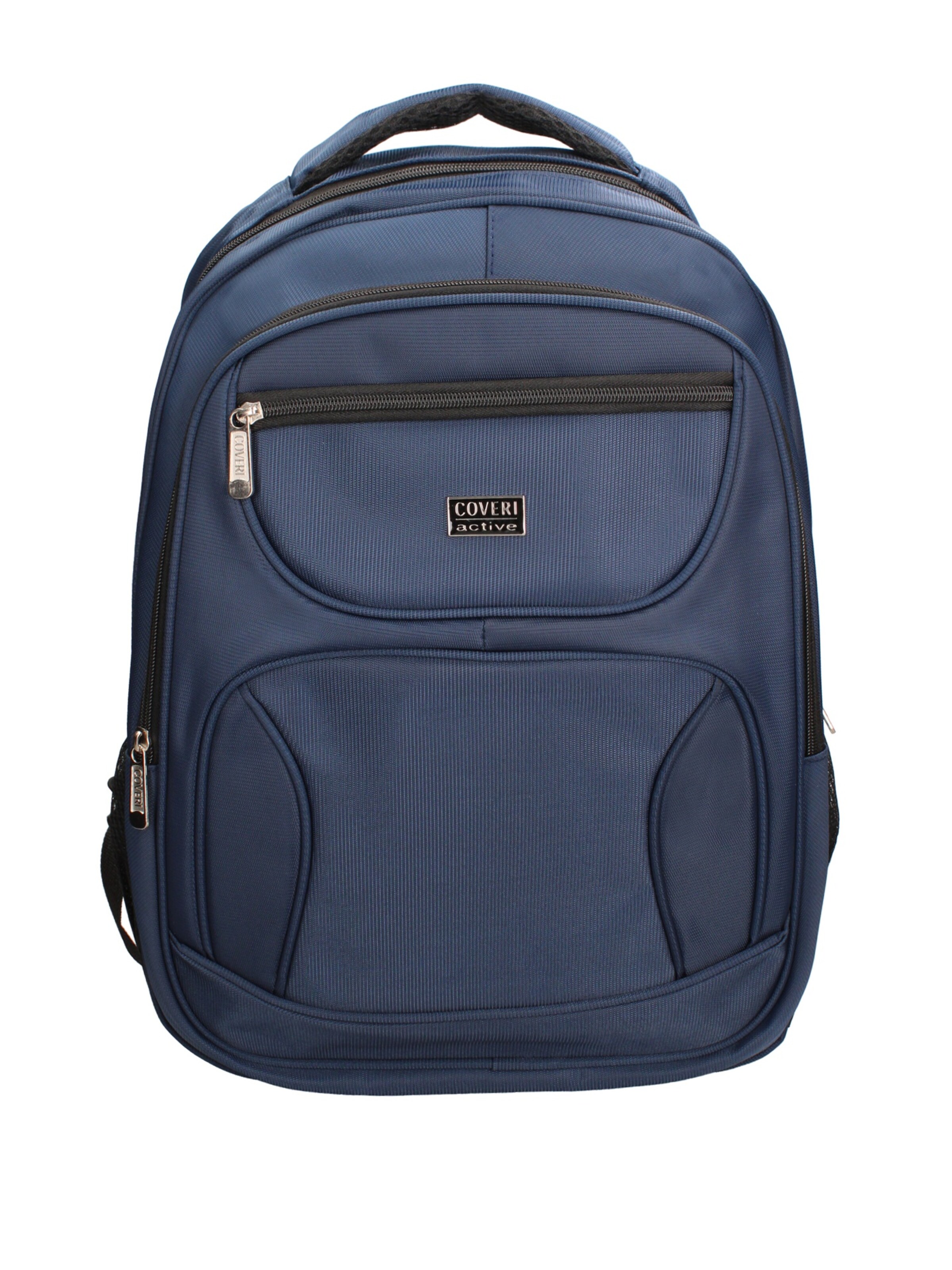 Zaino 'Zaino Coveri Collection Poliestere - Unisex Casual con Zip' di Coveri Collection in blu: frontale