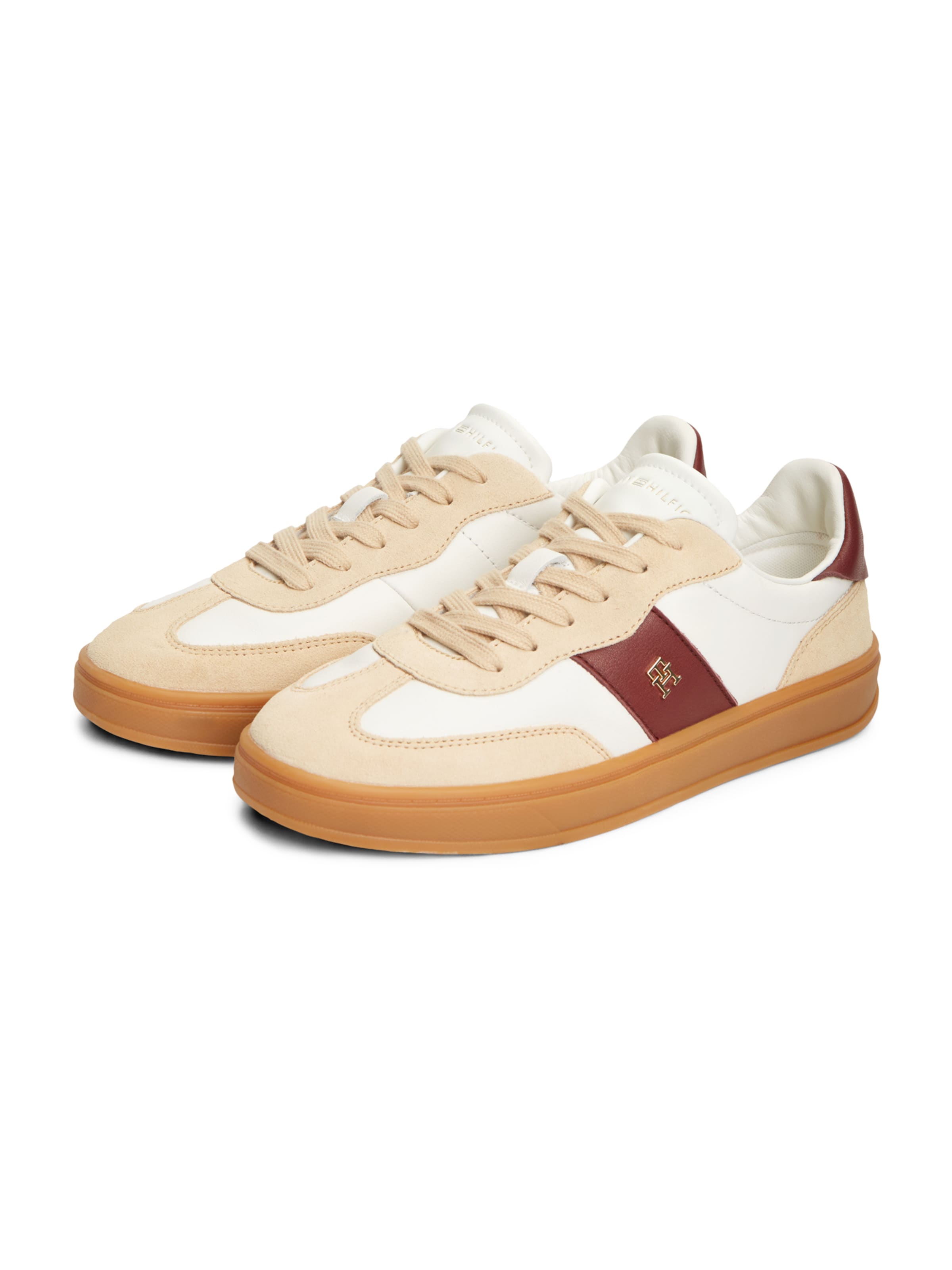 TOMMY HILFIGER Rövid szárú sportcipők 'PREMIUM HERITAGE' - piros