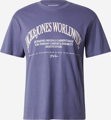 Maglietta 'JORFREDERIKSBERG MARGATE' di JACK & JONES in blu: frontale