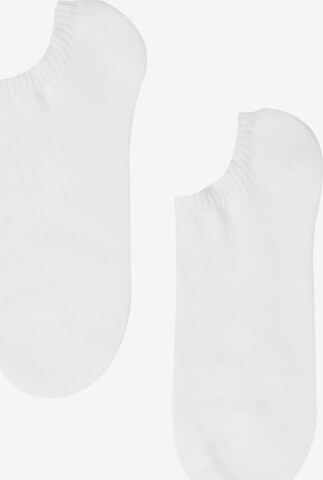 CALZEDONIA Ankle Socks in White: front