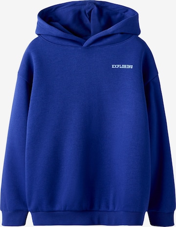 Sweat NAME IT en bleu : devant