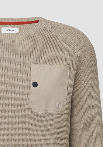 s.Oliver Sweater in Beige