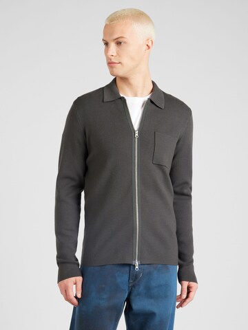 Samsøe Samsøe Regular fit Knit Cardigan 'Guna' in Grey: front