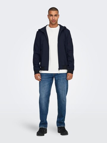Only & Sons Prehodna jakna 'ONSBOWIE' | modra barva