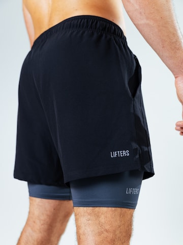 Lifters Slimfit Sportbroek 'Hybrid 2-in-1' in Zwart