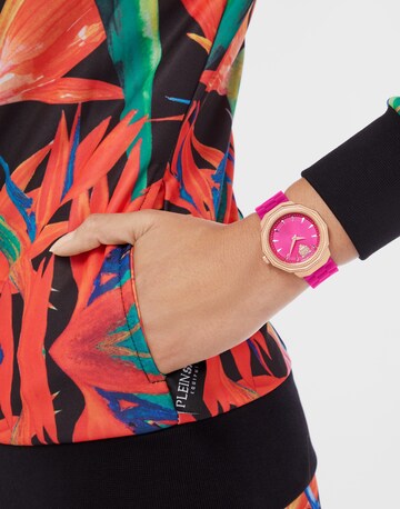 Plein Sport Analogt ur i pink: forside