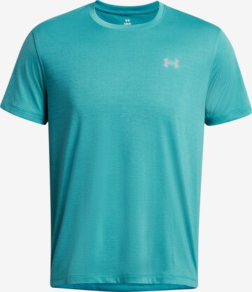 UNDER ARMOUR Performance Shirt 'Launch' in Blue: front