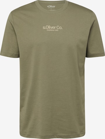 s.Oliver Shirt in Groen: voorkant