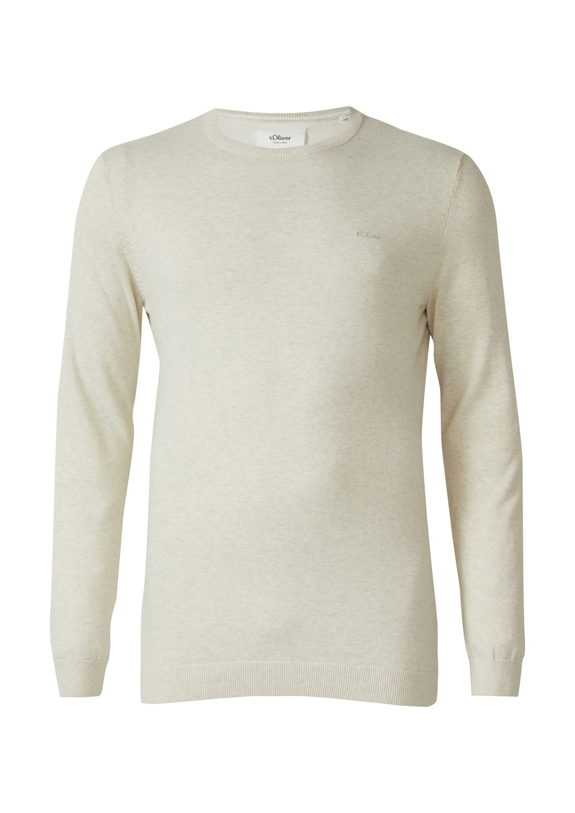 s.Oliver Pullover in Weiß: Vorderseite