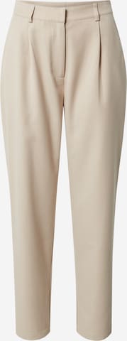 Regular Pantalon à pince 'Patricia' LeGer by Lena Gercke en beige : devant