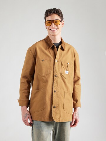Lee Jacke in Braun: Vorderseite