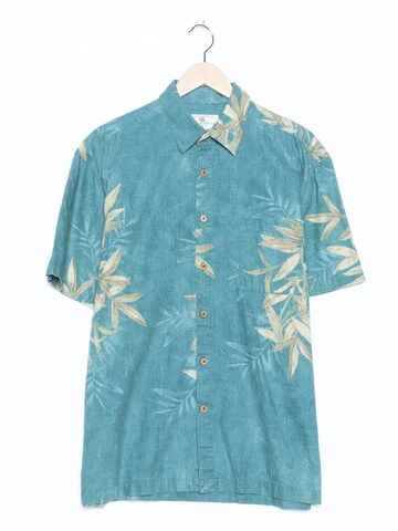 Island Shores Button Up Shirt in L in Green: front