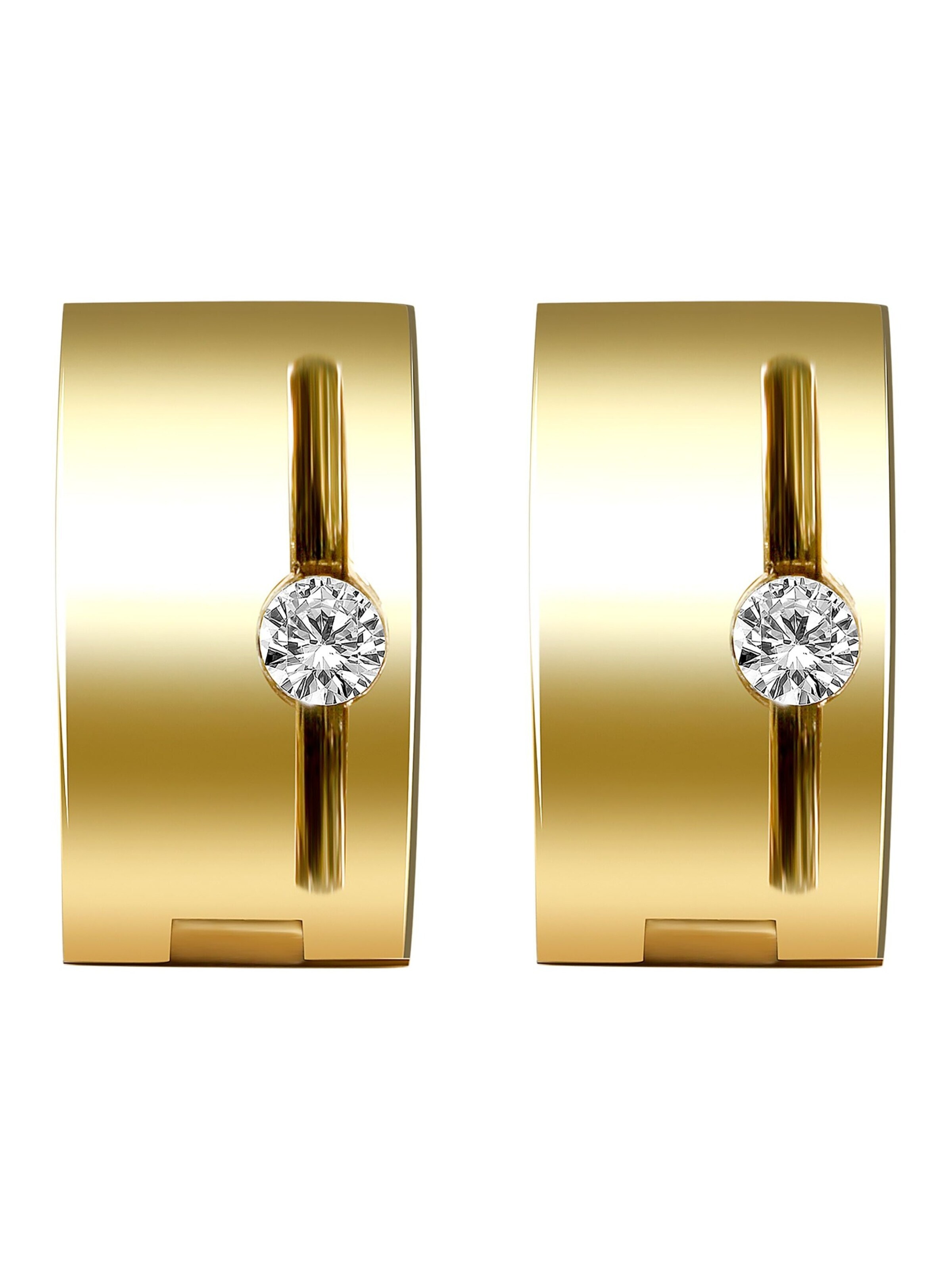 Akzent Earrings 'Desiree, langlebig' in Gold: front
