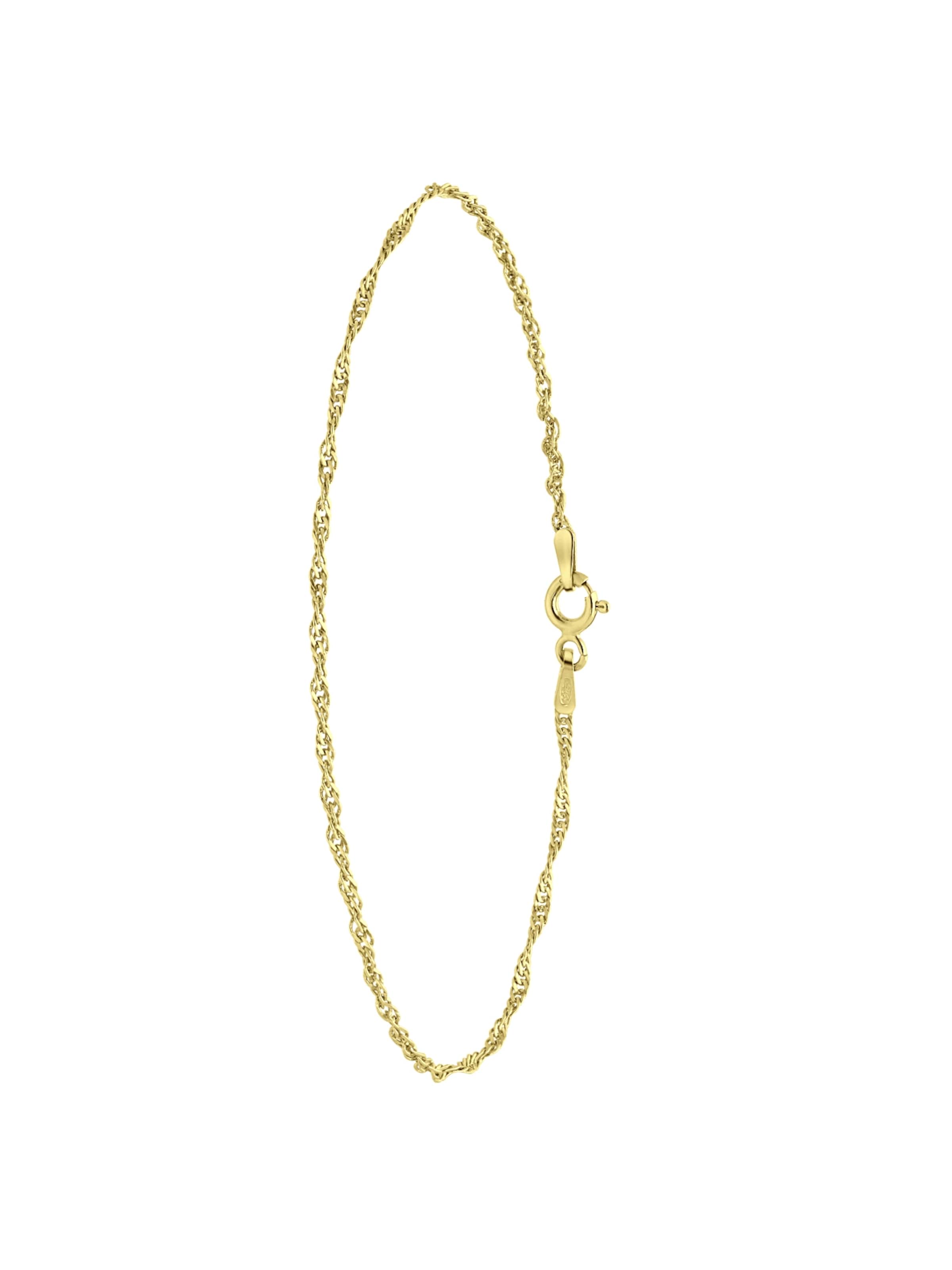 Lucardi Armband 'Basic' in Gold: Vorderseite