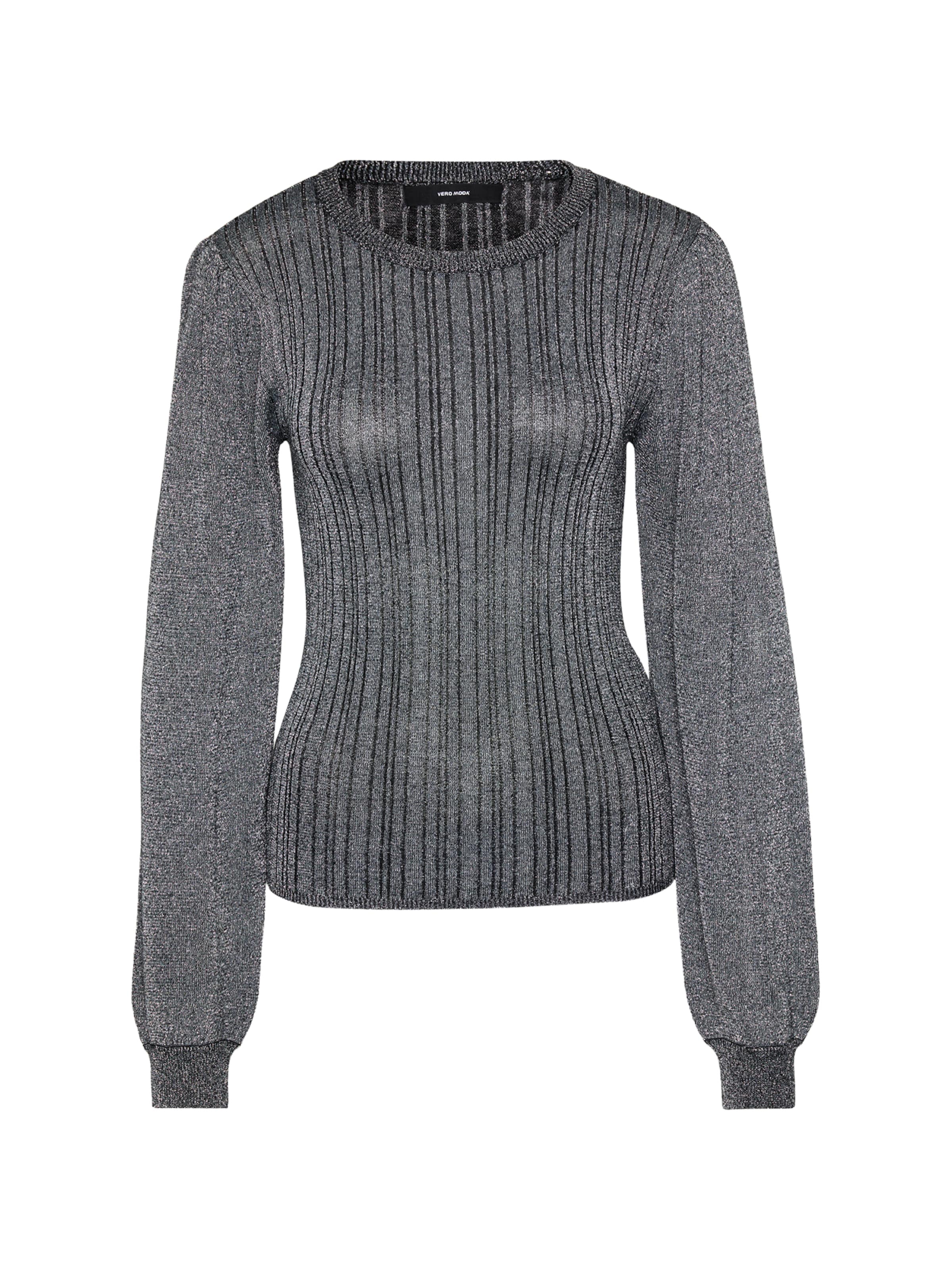 Vero Moda Tall Sweter 'VMTALIA' w kolorze czarny: przód