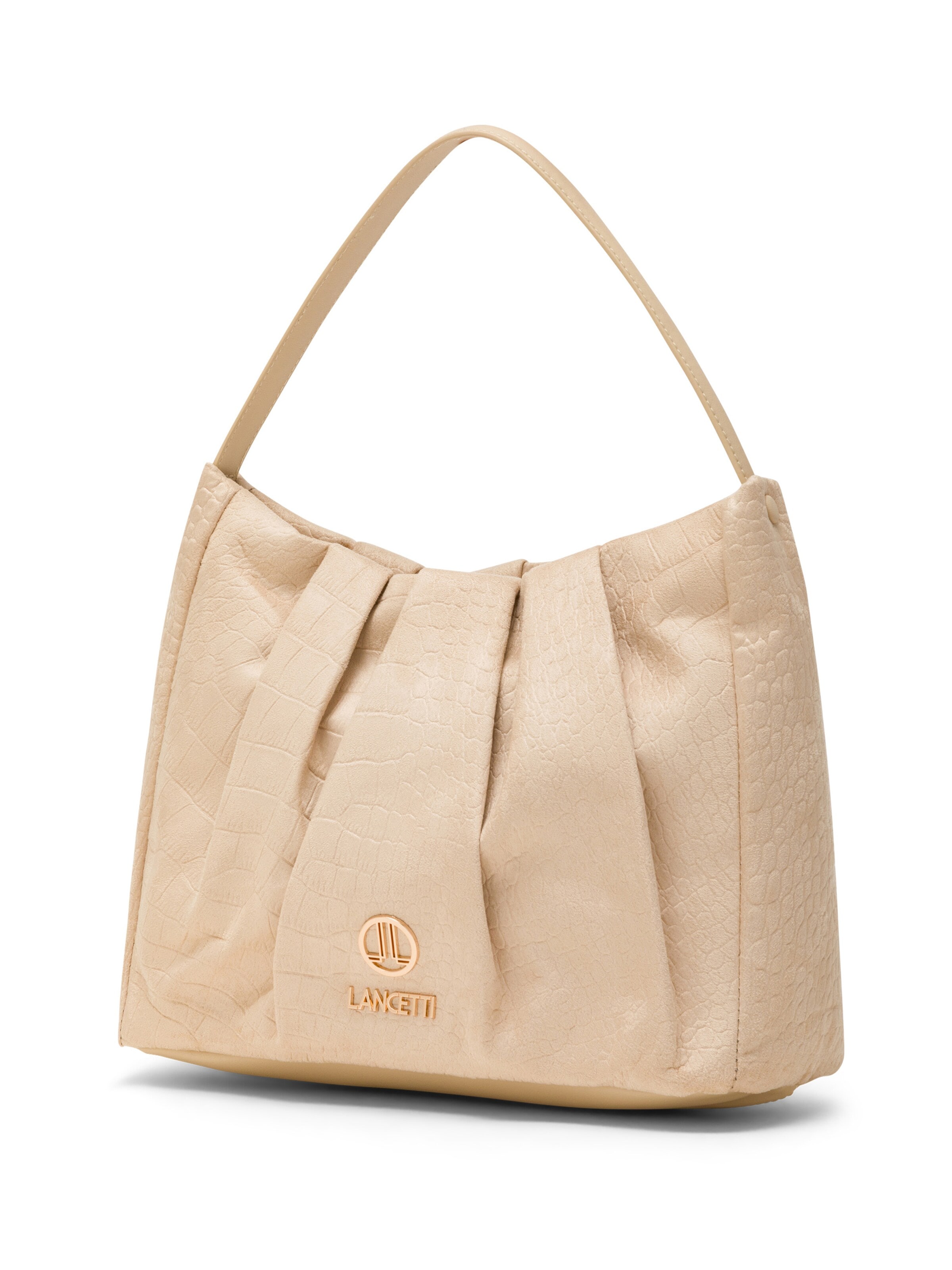 Borsa a mano 'Jarrik 2' di Lancetti in beige