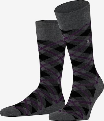 BURLINGTON Socken 'Tartan' in Grau: Vorderseite