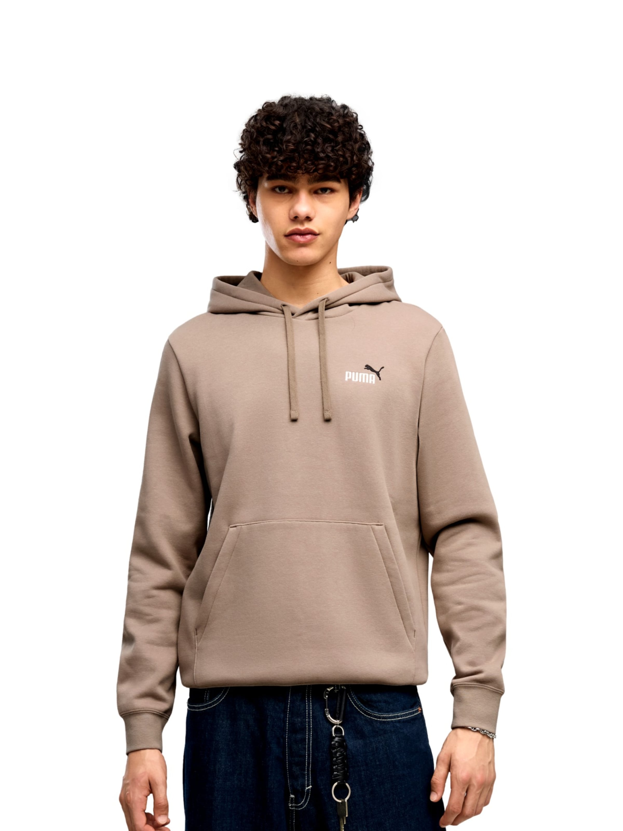 PUMA Sweatshirt 'Essentials' in Beige: front
