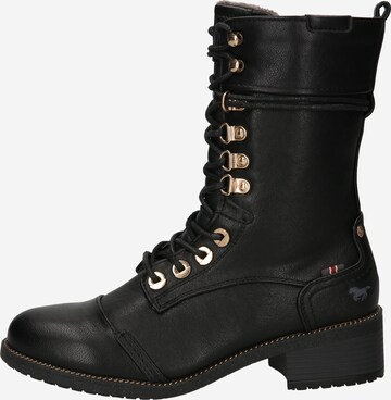 MUSTANG Lace-Up Boots 'Mustang' in Black