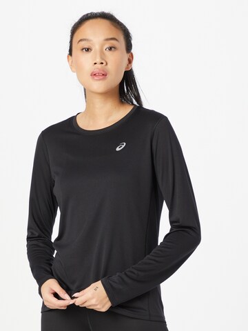 ASICS - Camiseta funcional 'Core' en negro: frente