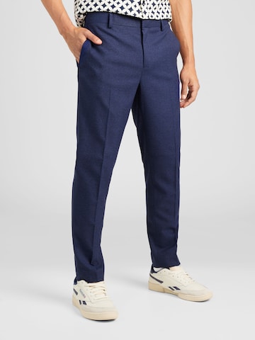 BURTON MENSWEAR LONDON Regular Chino in Blauw: voorkant