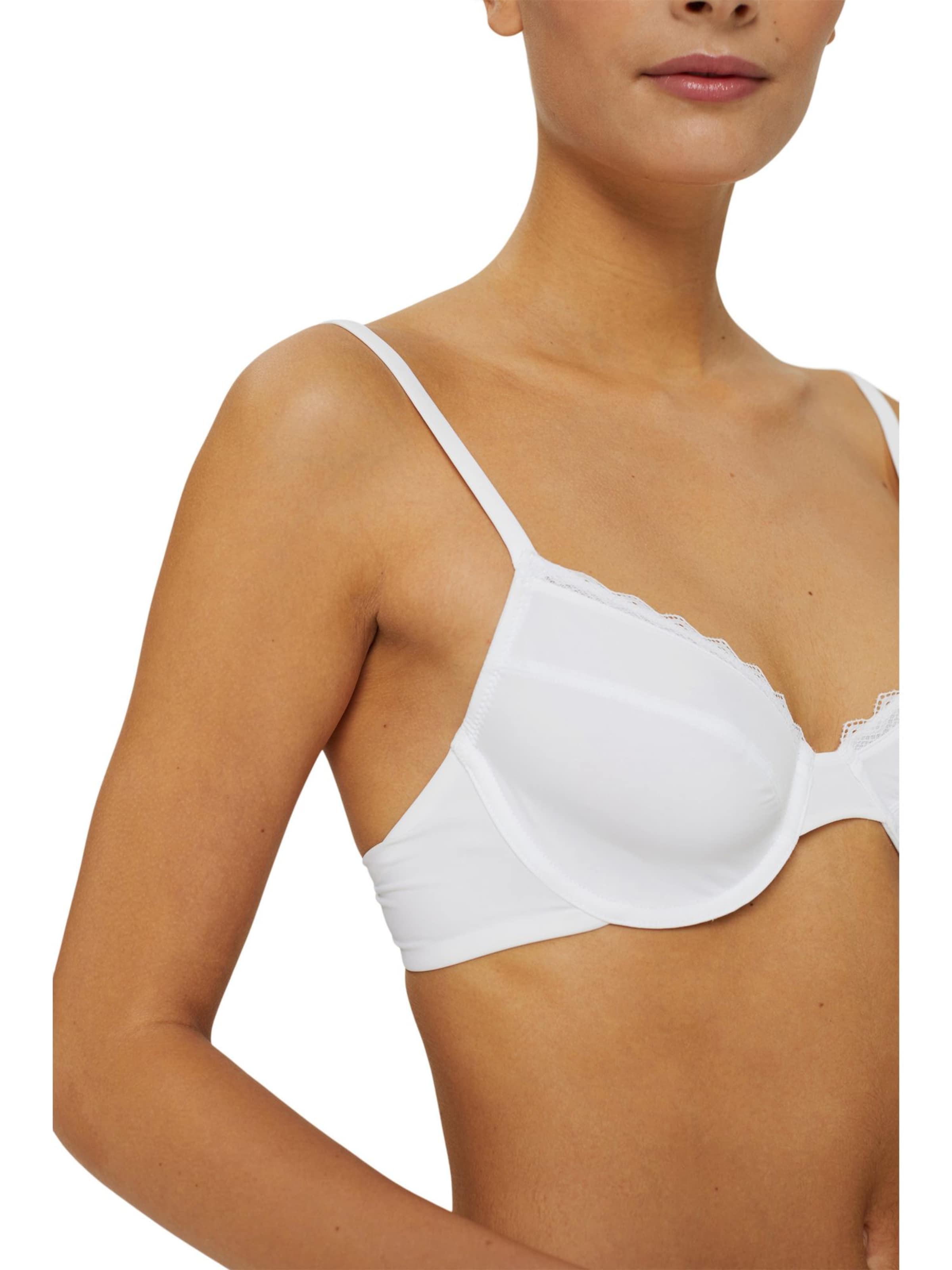 ESPRIT Clasico Sujetador en Offwhite ABOUT YOU