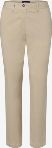 Slimfit Pantaloni chino di GANT in beige: frontale