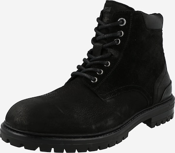 Pepe Jeans Lace-up boots 'NED' in Black: front