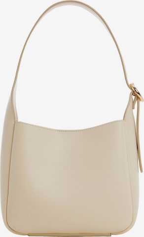 MANGO Schoudertas 'SALVA' in Beige: voorkant