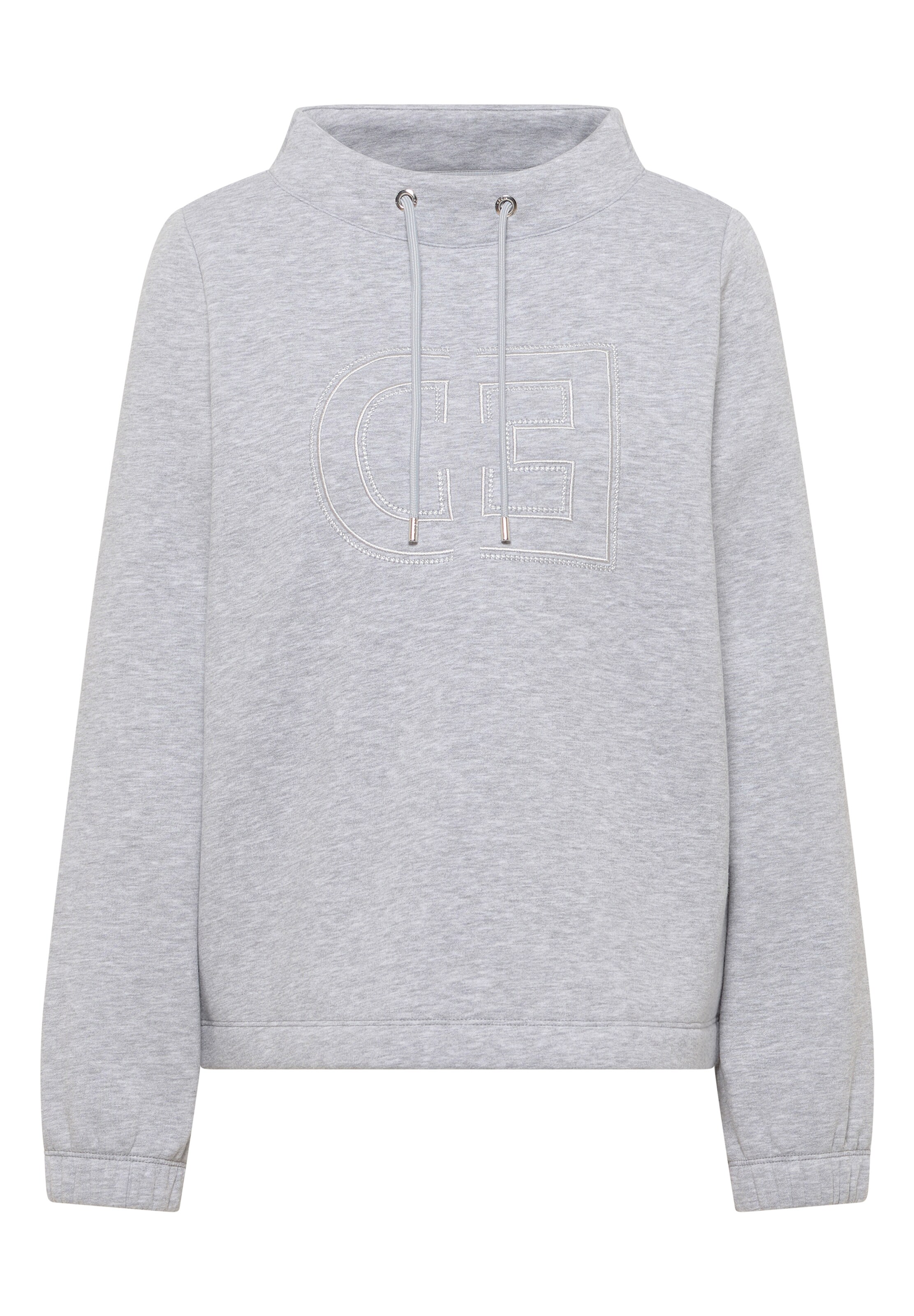 CECIL Sweatshirt in Grey: front