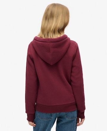Veste de survêtement 'Luxe' Superdry en rouge