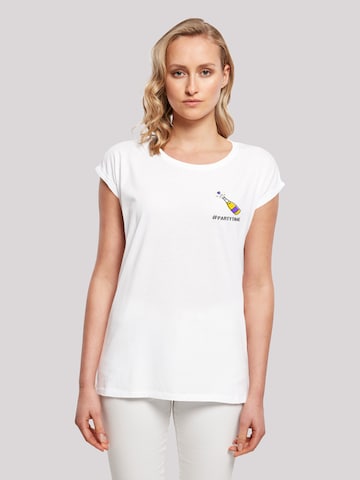 F4NT4STIC Shirt 'Silvester Party #partytime' in White: front