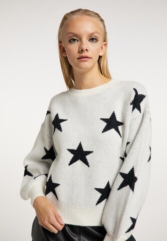 Pull-over myMo ROCKS en blanc