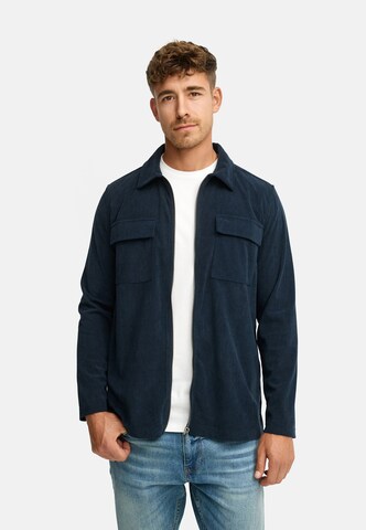 INDICODE JEANS Regular fit Overhemd 'Nemoto' in Blauw: voorkant