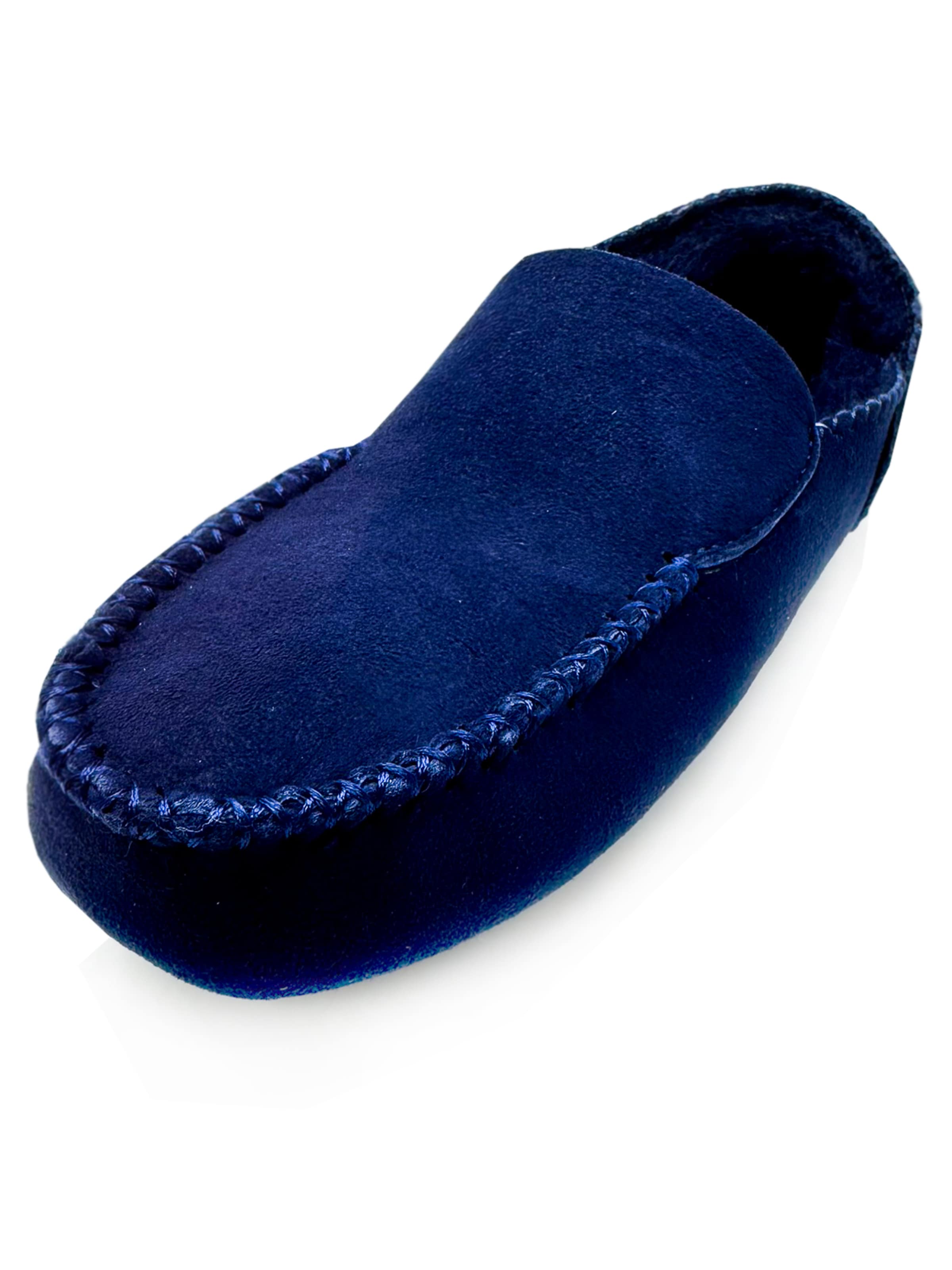 thies Mokassin 'thies 1856 ® Cozy Moccasin'‌‌‌‌‌ in Blau: Vorderseite