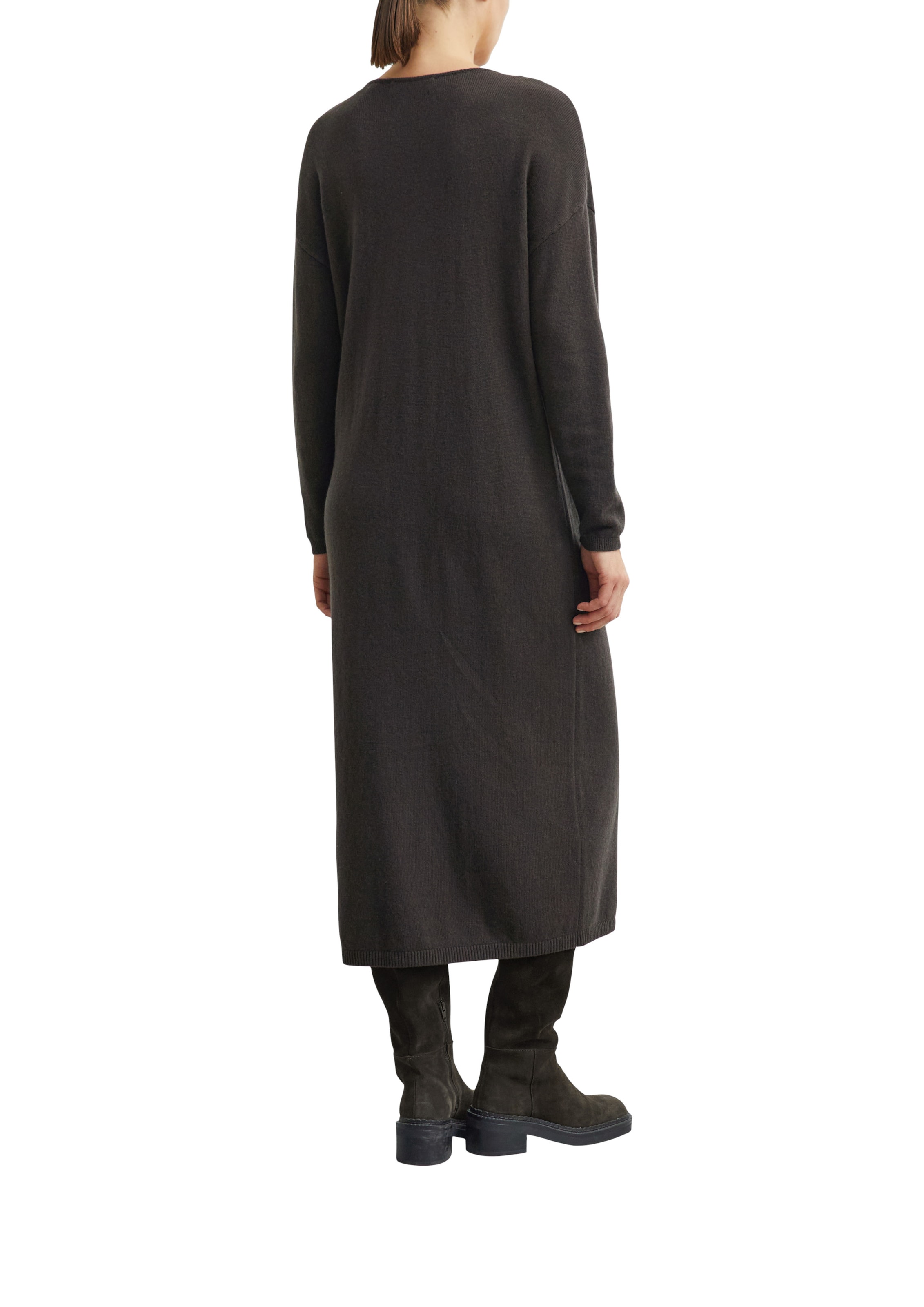 COMMA Knit dress in Brown: back