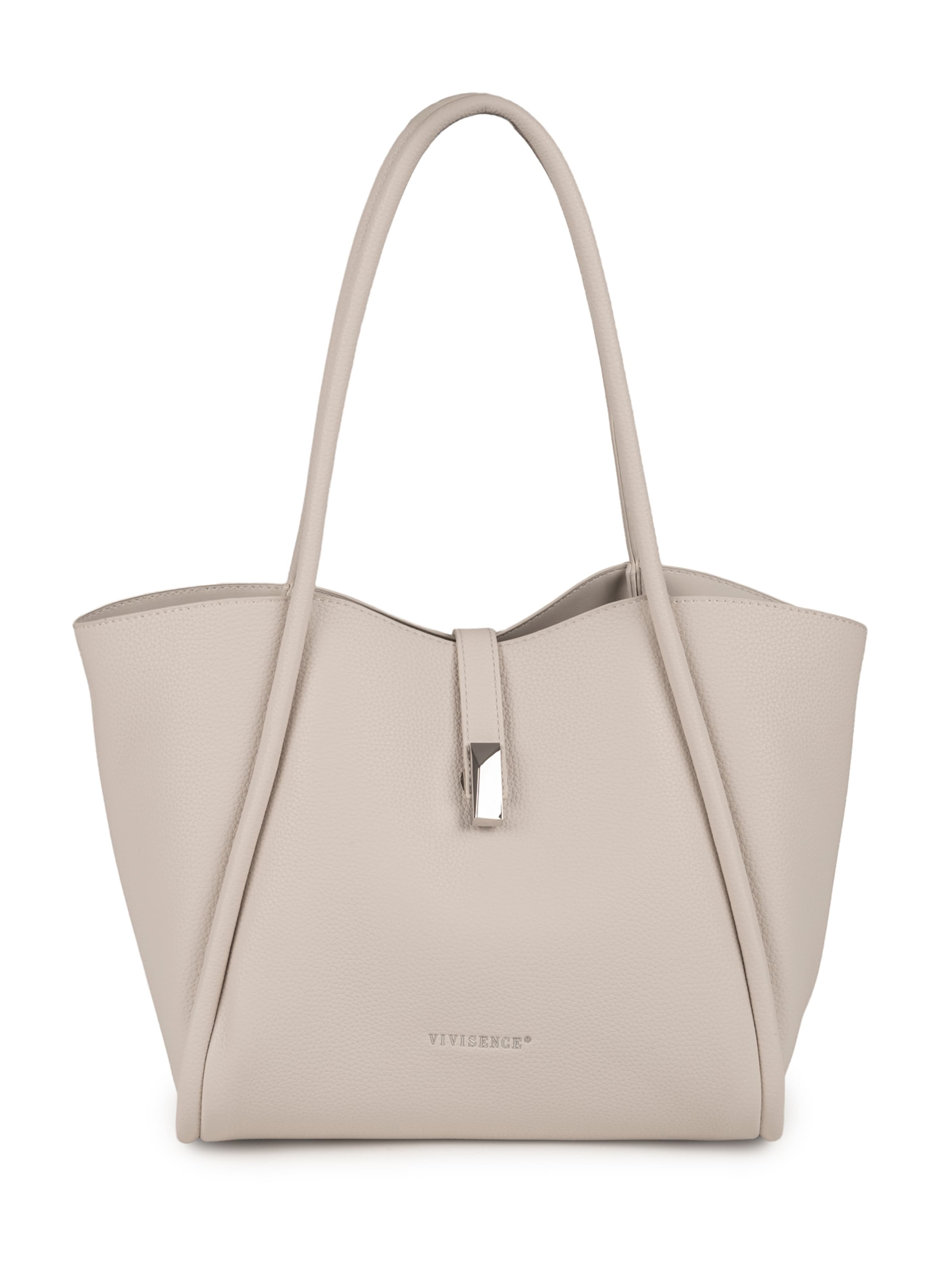 Vivisence Schultertasche 'T0021'‌‌‌‌‌‌‌‌‌ in Beige: Vorderseite