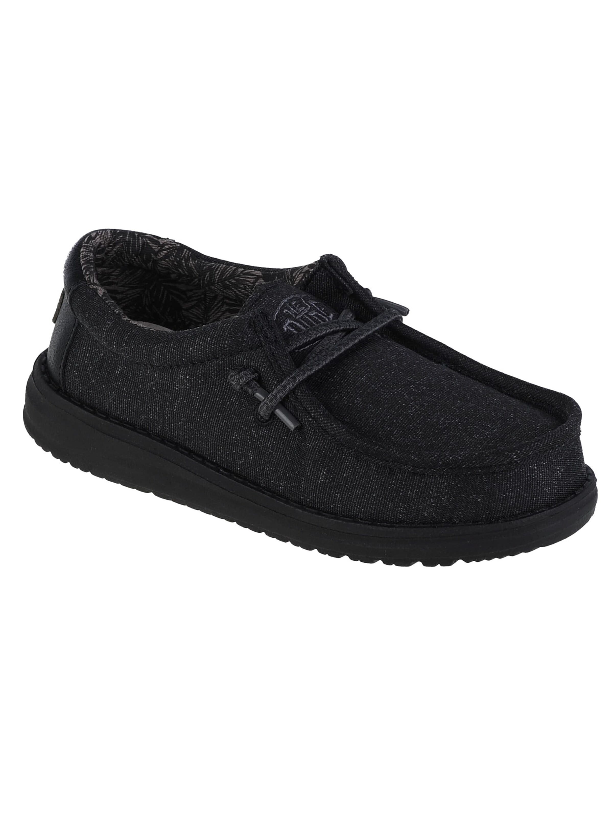 HEY DUDE Low shoe 'Hey Dude Wally' in Black: front