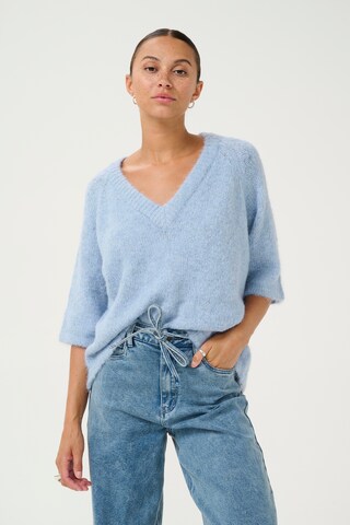 Pull-over 'KAEmilie' Kaffe en bleu : devant