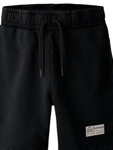 NAME IT Regular Broek 'Fandel' in Zwart